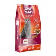 Корм сухий для котів Wise Cat яловичина 10 кг