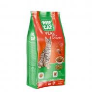 Корм сухой для котов Wise Cat телятина с домашней птицей 400 г