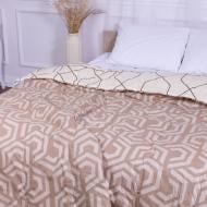 Ковдра антиалергенна літо №2808 Сolor Fun Line (чохол бязь 100%) Geometry Ecosilk 110x140 см MirSon із принтом