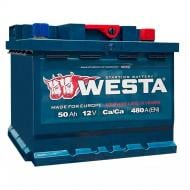 Аккумулятор автомобильный Westa 6CT-50 Аз 50Ah 480A 12V «+» справа (WPR5001LB1)