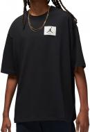 Футболка Jordan M J FLT ESS OVRSZ SS CREW DZ7313-010 р.XL черный