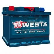 Аккумулятор автомобильный Westa 6CT-50 Аз 50Ah 480A 12V «+» слева (WPR5001LB1)