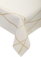 Скатерть Jacquard Элегант Gold 140x240 см белый с золотистым La Nuit