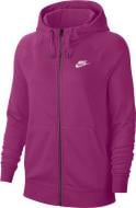 Джемпер Nike ESSNTL HOODIE FZ FLC BV4122-564 р. XL фиолетовый