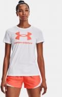 Футболка Under Armour Live Sportstyle Graphic SSC 1356305-107 р.XS белый