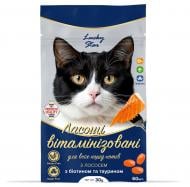 Лакомство витаминизированное Lucky Star для кошек с лососем (биотин и таурин) 30 г