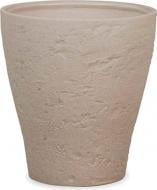 Кашпо для орхідей Scheurich круглий сірий з коричневим