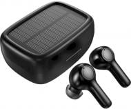 Bluetooth-гарнітура Choetech TWS із сонячною панеллю black (BH-T09)