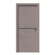 Дверне полотно IN WOOD ET-02 ПГ із молдингом і чорною кромкою ПВХ 800 мм астана марле
