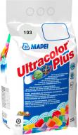 Затирка для плитки Mapei Ultracolor Plus 103 2 кг белая луна