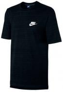 Футболка Nike M NSW AV15 TOP SS KNIT 837010-010 р.2XL черный