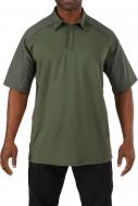 Поло 5.11 Tactical Rapid Performance Polo - Short Sleeve 41018 р.L зеленый