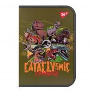 Папка на молнии Jurassic World с карманом хаки A4 YES 492224