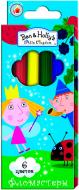 Фломастери 6 шт. Ben & Holly's Little Kingdom Фломастери 6 шт. Ben & Holly's Little Kingdom