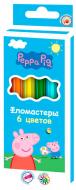 Фломастери Peppa Pig 6 шт. Перо Фломастери Peppa Pig 6 шт. Перо