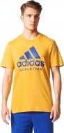 Футболка Adidas Category Athletics BS2214 р.L желтый