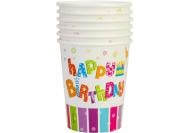 Набор стаканов бумажных Happy Birthday 270 мл Maxi 6 шт.