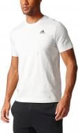 Футболка Adidas Essentials Base B47356 р.M белый
