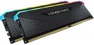 Оперативна пам'ять Corsair DDR4 SDRAM 16 GB (2x8GB) 3200 MHz (CMG16GX4M2E3200C16) Vengeance RGB RS Black