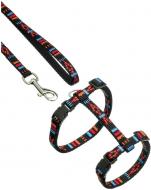 Шлейка Karlie Tonka с поводком норвежский узор 1х110 см 04-63938