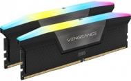 Оперативна пам'ять Corsair DDR5 SDRAM 32 GB (2x16GB) 5200 MHz (CMH32GX5M2B5200C40) Vengeance RGB Black