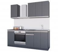 Кухня Альбіна (ІА1) антрацит ДСП 2 м