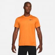 Футболка Nike M NP DF HPR DRY TOP SS CZ1181-886 р.S оранжевый