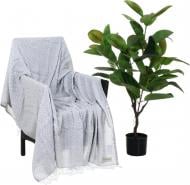 Плед Balzac grey 130x170 см серый Naf Naf