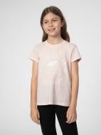 Футболка 4F 4FJSS23TTSHF280-83S р.158 бежевый Футболка 4F 4FJSS23TTSHF280-83S р.158 бежевый