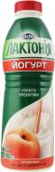 Йогурт Лактонія с наполнителем персик с пребиотиком лактулозы 1,5% 780 г