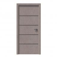 Дверное полотно IN WOOD ET-04 AL ПГ с молдингом и алюминиевой кромкой 700 мм астана марле