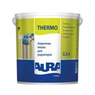 Эмаль акриловая Aura® Luxpro Thermo для радиаторов Белый (База А) глянец 2,2 л