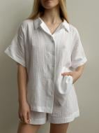 Комплект женский MISO рубашка и шорты р. L молочный (14301) Комплект женский MISO рубашка и шорты р. L молочный (14301)