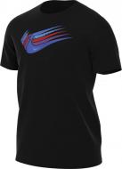 Футболка Nike M NSW 12 MO SWOOSH TEE DN5243-010 р.M черный