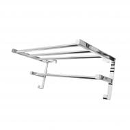 Полка навесная Mario INOX 520х284 (круглая)