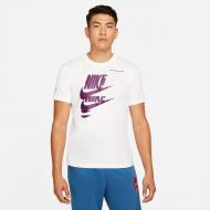 Футболка Nike M NSW ESS+ SPORT 1 TEE DM6377-100 р.S белый Футболка Nike M NSW ESS+ SPORT 1 TEE DM6377-100 р.S белый