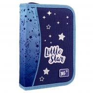 Пенал з клапаном Little Star HP-03 YES фіолетовий із малюнком