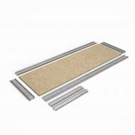 Стеллаж 1400x800 мм Меткас Титан серый ДСП полки 1 шт. Стеллаж 1400x800 мм Меткас Титан серый ДСП полки 1 шт.