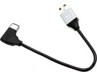 Кабель Lightning – USB 0.15 м черный (RL-LA01-BLACK) 2in1 Lightning & Audio Adaptor