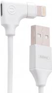 Кабель Lightning – USB 0.15 м белый (RL-LA01-WHITE) 2in1 Lightning & Audio Adaptor
