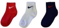 Носки Nike CORE SWOOSH GRIPPER PN0053-U10 р.3-4,5 красный/белый/синий 3 шт.