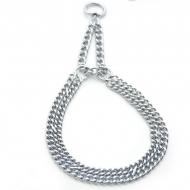 Ошейник-удавка Лорі двухрядный хромированный УЛ 2-2,0/35 см