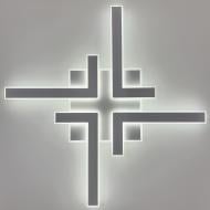 Люстра светодиодная Luminaria 110 Вт LED-модуль белая HUGO 110W 4L WHITE