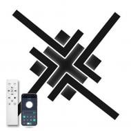 Люстра светодиодная Luminaria 110 Вт LED-модуль 02 черный HUGO 110W 4L BLACK