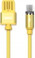 Кабель USB – microUSB 1 м золотой (RC-095M-GOLD) Gravity series Magnetic cable MicroUSB Data/Charge