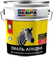 Эмаль ZEBRA алкидная ПФ-116 34 светло-зеленый глянец 12 кг