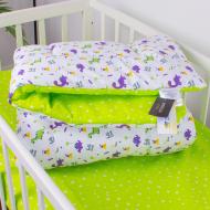 Ковдра антиалергенна зима №3800 Kids Time 18-0001 Hello Dino (EcoSilk) 140x205 см MirSon із принтом