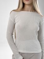 Лонгслив MISO р. М белый/бежевый (14014) Лонгслив MISO р. М белый/бежевый (14014)