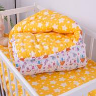 Ковдра антиалергенна зима №3801 Kids Time 18-0002 Sweet Home (EcoSilk) 140x205 см MirSon із принтом