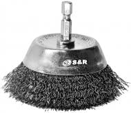 Щетка чашечная 70 мм 1/4" HEX S S&R 135-730-870
